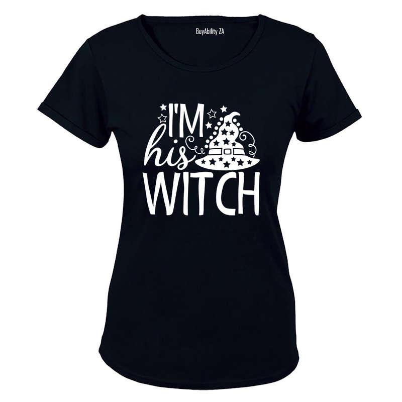 I'm His Witch - Halloween - Ladies - T-Shirt