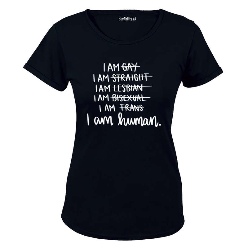 I Am Human - PRIDE - Ladies - T-Shirt