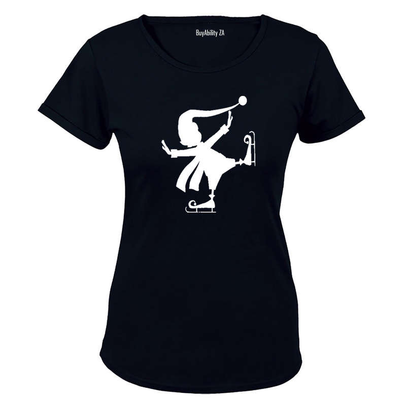 Ice Skating Elf - Ladies - T-Shirt