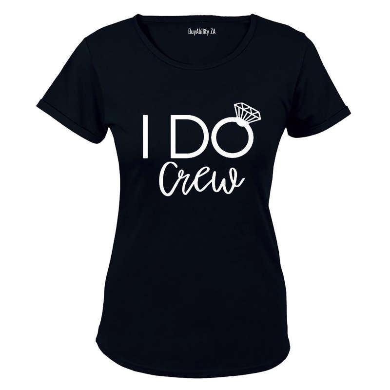 I Do Crew - Black - Ladies - T-Shirt