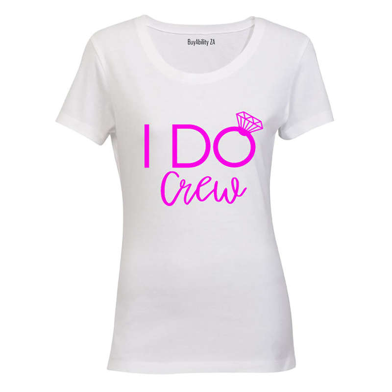 I Do Crew - Pink - Ladies - T-Shirt
