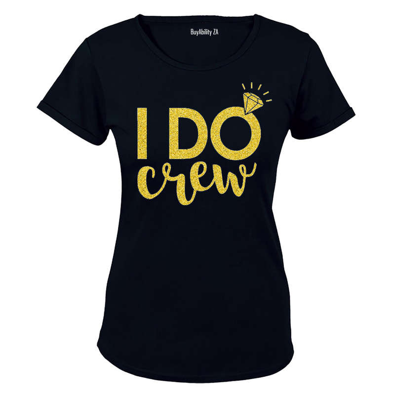 I Do Crew - Glitter Gold - Ladies - T-Shirt