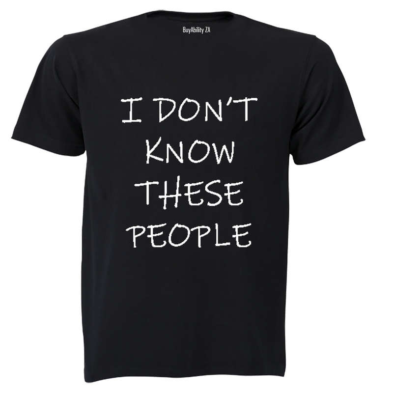 I Don't Know These People! - Kids T-Shirt