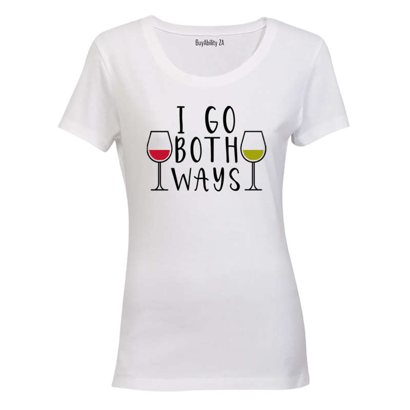 I Go Both Ways! - Ladies - T-Shirt