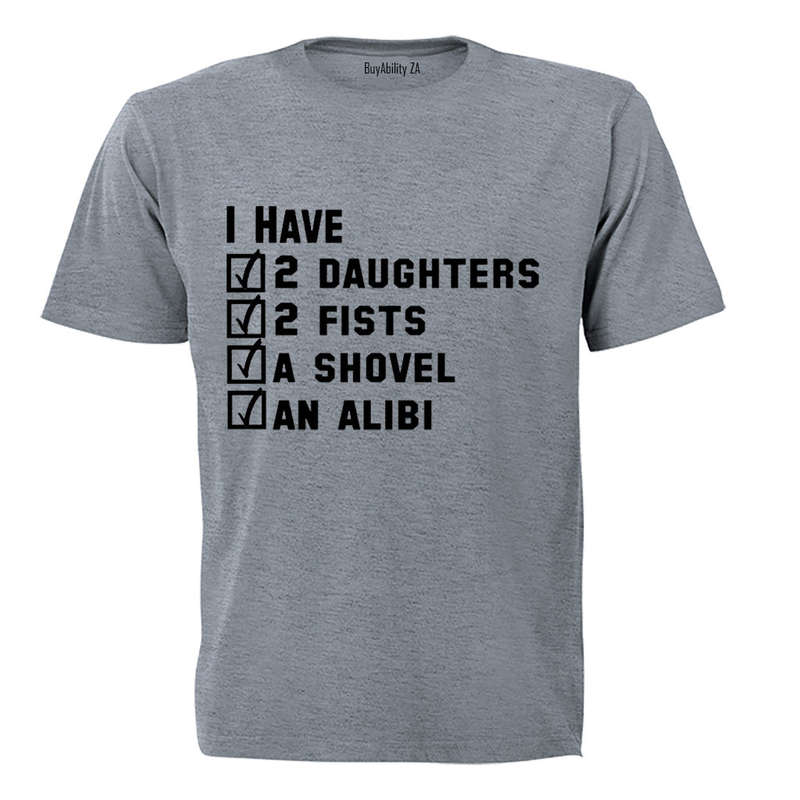 I Have An Alibi - Adults - T-Shirt