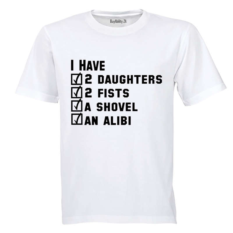 I Have An Alibi - Adults - T-Shirt