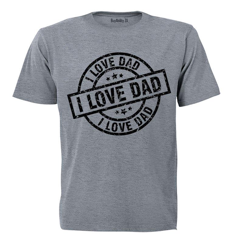 I Love DAD - Circular - Kids T-Shirt