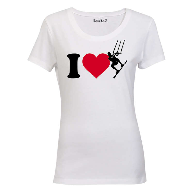 I Love Kite Surfing - Ladies - T-Shirt