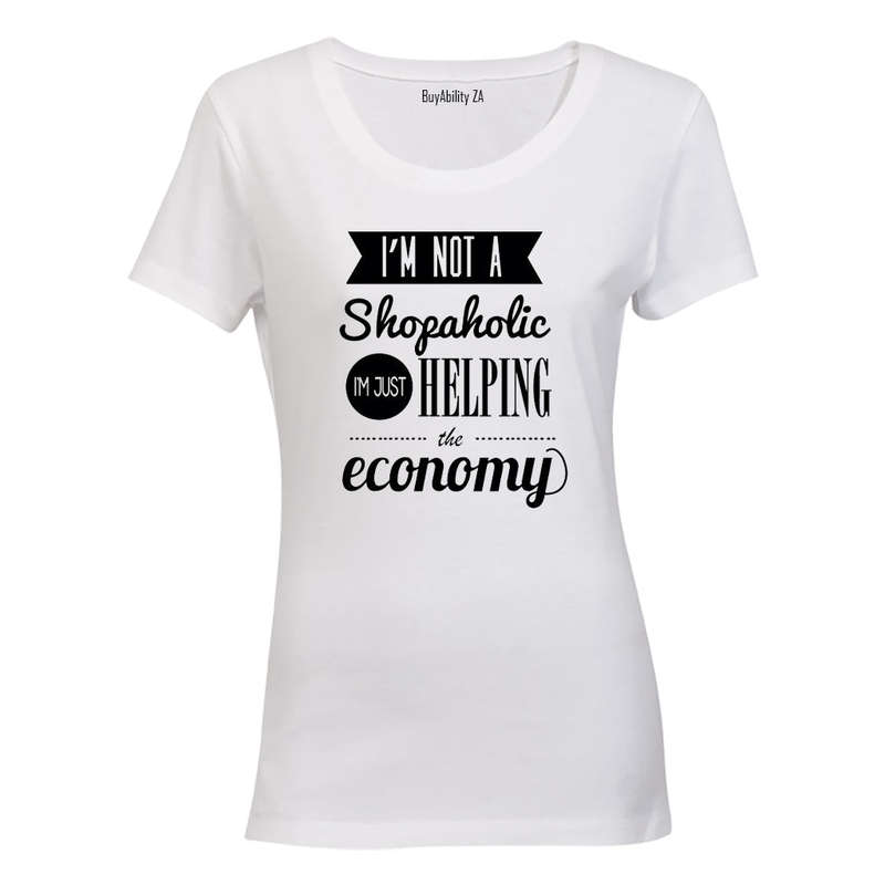 I'm not a Shopoholic.. - Ladies - T-Shirt