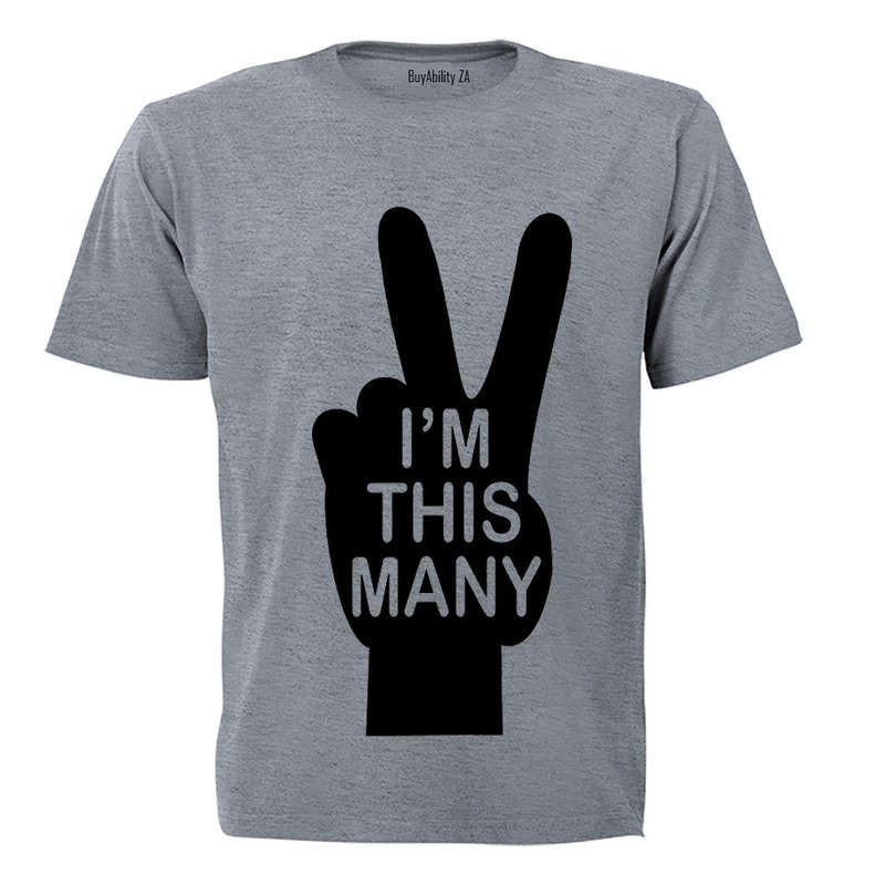 I'm this many - TWO! - Kids T-Shirt