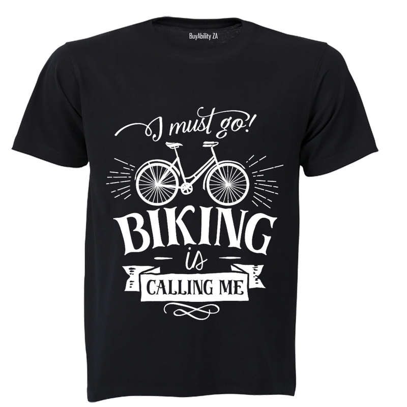 I Must Go - Biking is Calling Me - Kids T-Shirt