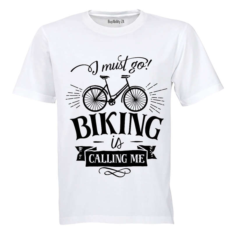 I Must Go - Biking is Calling Me - Kids T-Shirt