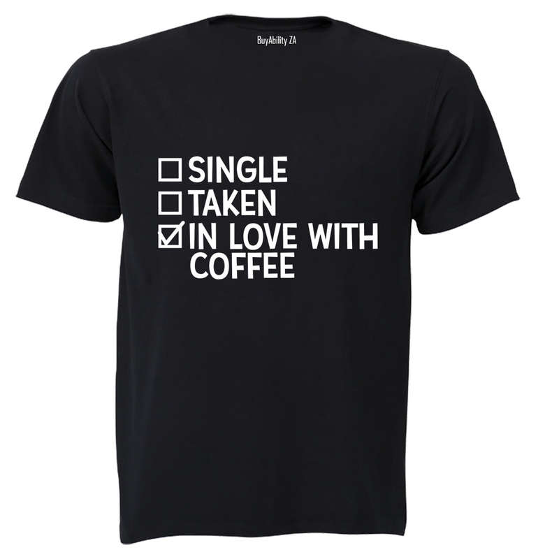 In Love With Coffee - Valentine - Adults - T-Shirt