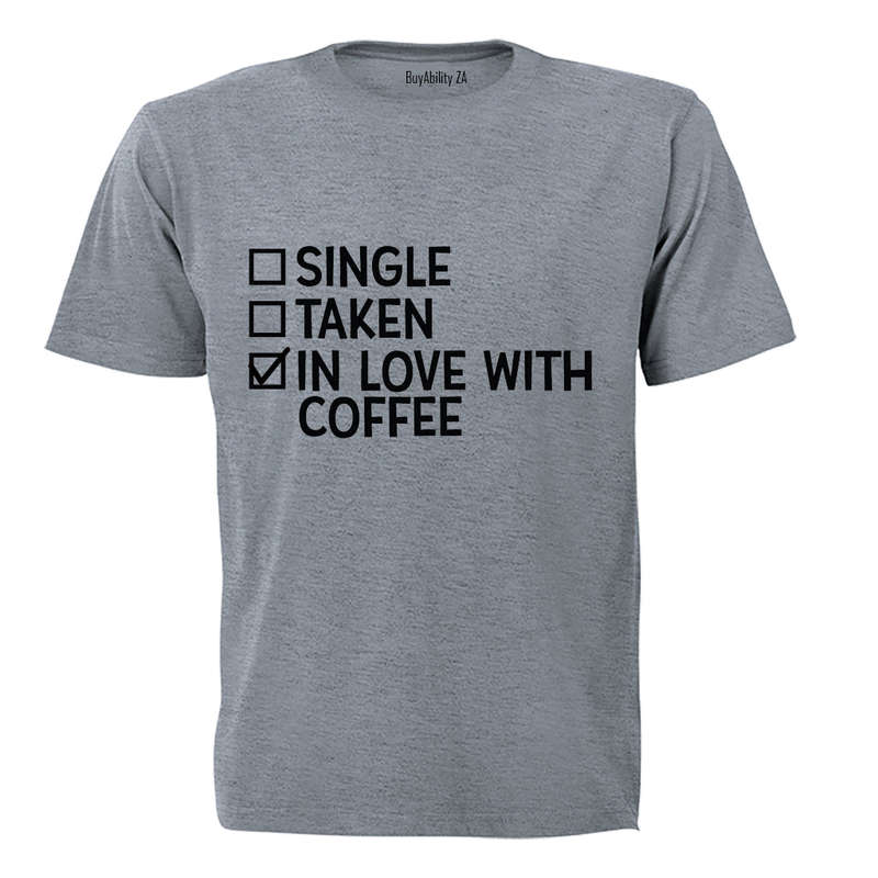 In Love With Coffee - Valentine - Adults - T-Shirt