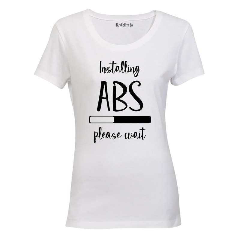 Installing Abs - Ladies - T-Shirt