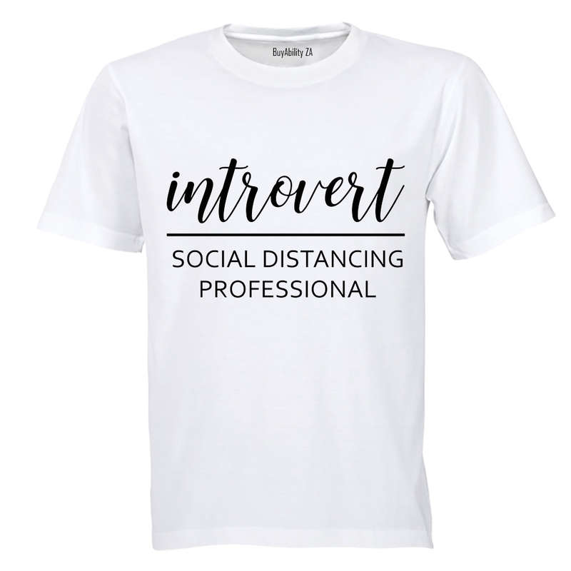 Introvert - Social Distancing Professional - Adults - T-Shirt
