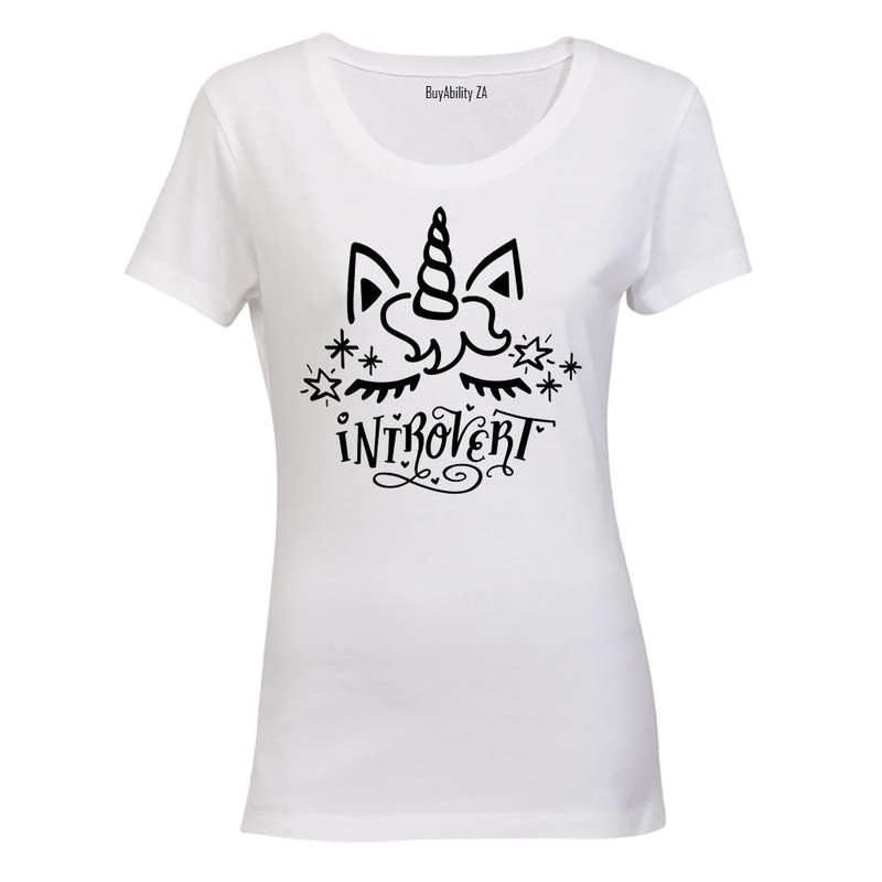 Introvert Unicorn - Ladies - T-Shirt
