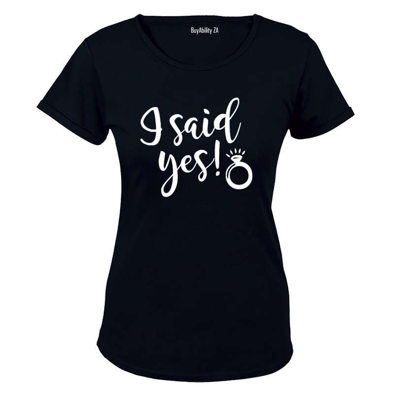 I Said Yes - Ring Bling - Ladies - T-Shirt