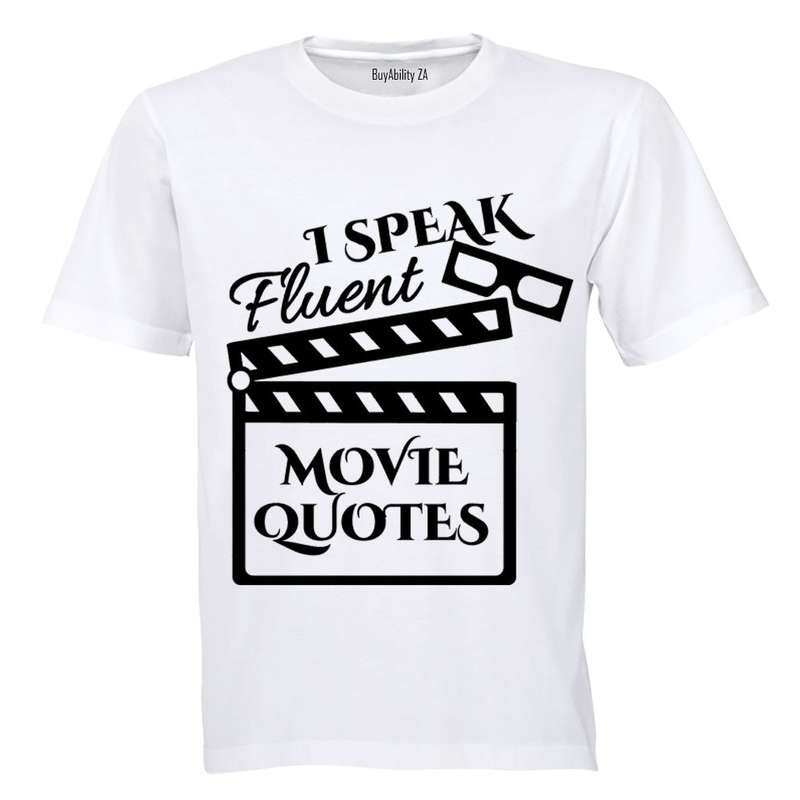 I Speak Fluent Movie Quotes - Kids T-Shirt