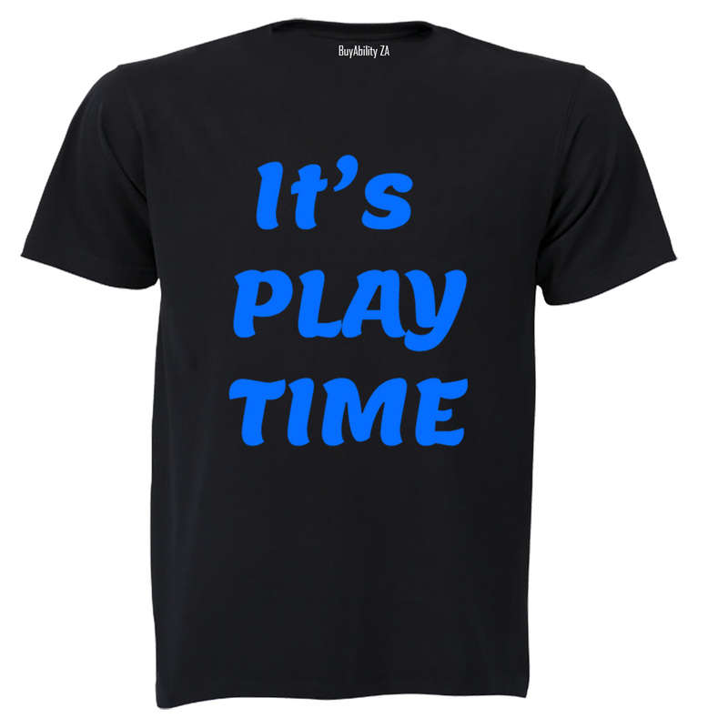 It's Play Time - Blue - Kids T-Shirt