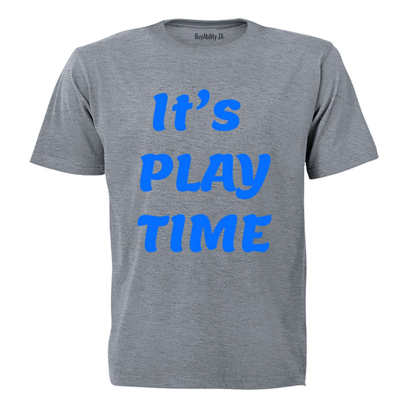 It's Play Time - Blue - Kids T-Shirt