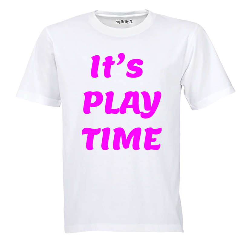 It's Play Time - Pink - Kids T-Shirt