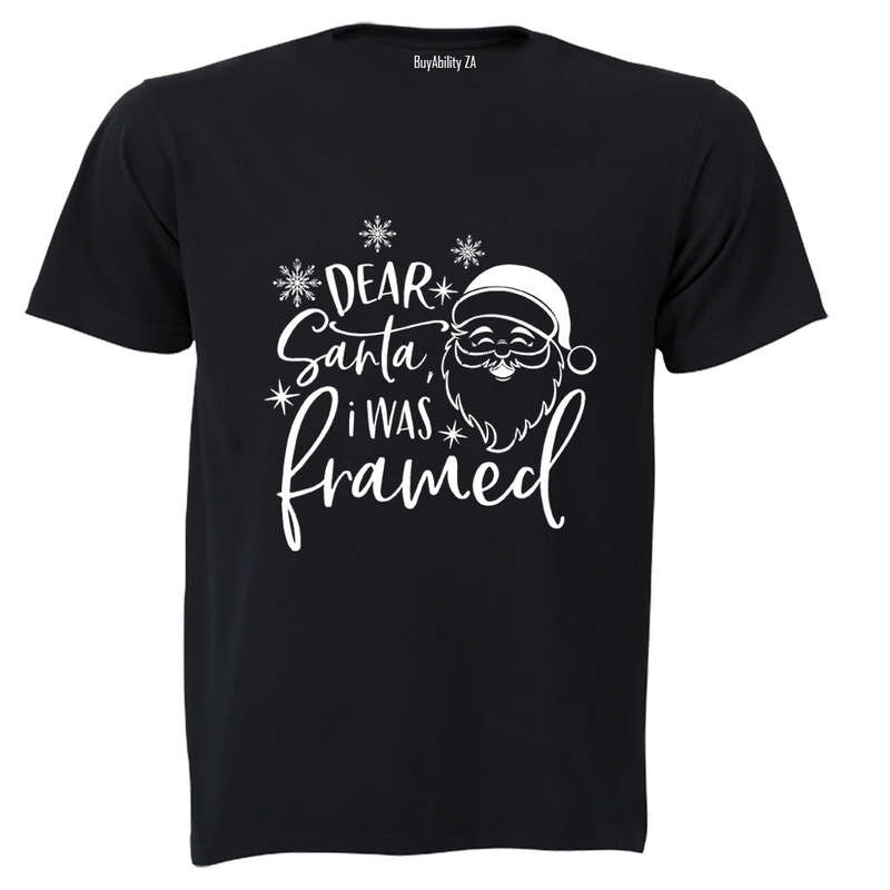 I Was Framed - Christmas - Adults - T-Shirt