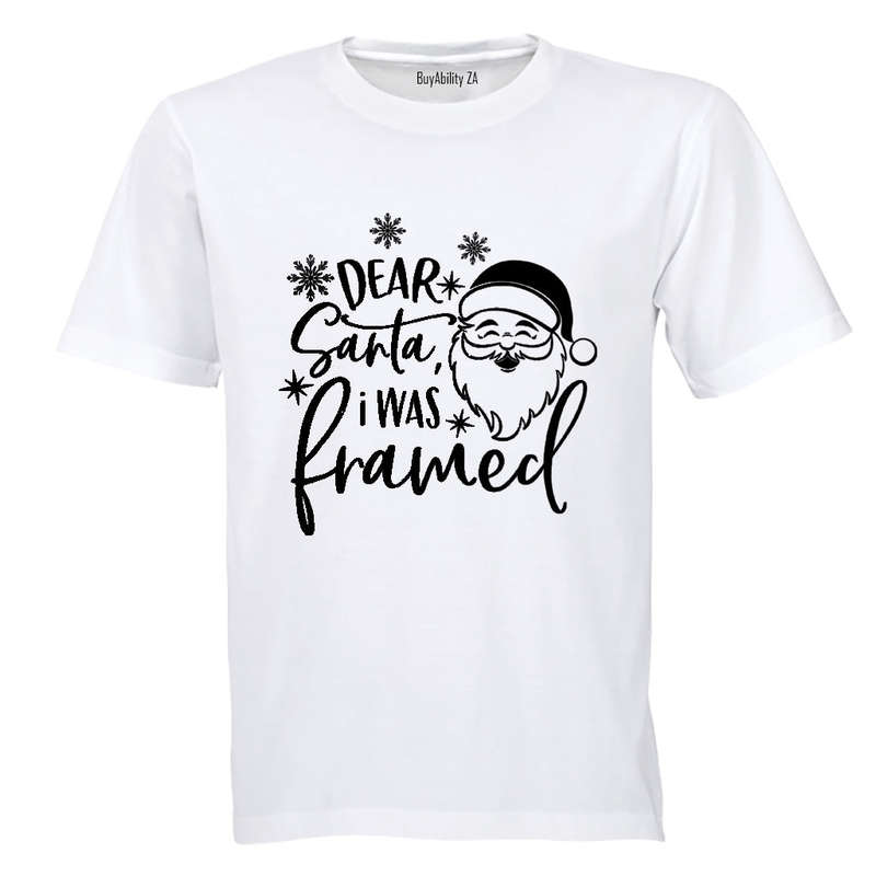 I Was Framed - Christmas - Adults - T-Shirt