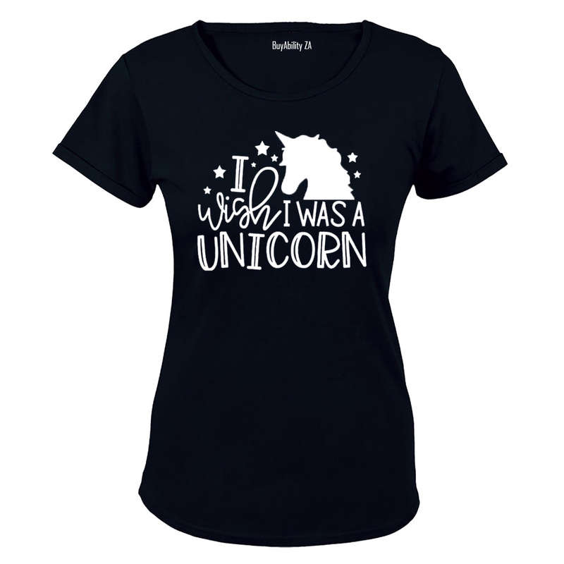 I Wish I was a Unicorn - Ladies - T-Shirt