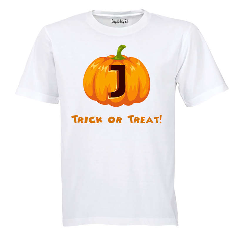 J - Halloween Pumpkin - Kids T-Shirt