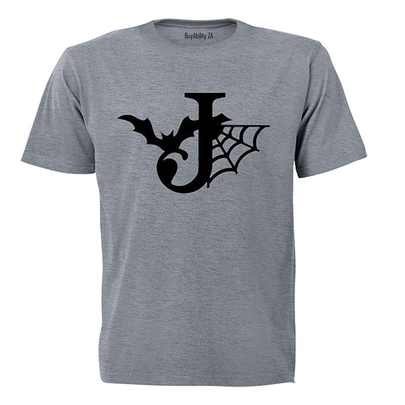 J - Halloween Spiderweb - Kids T-Shirt
