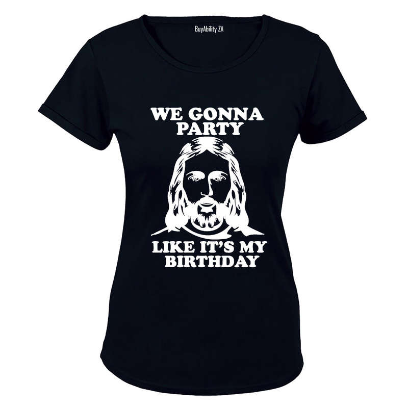 Jesus - Party Like It's My Birthday - Christmas - Ladies - T-Shirt