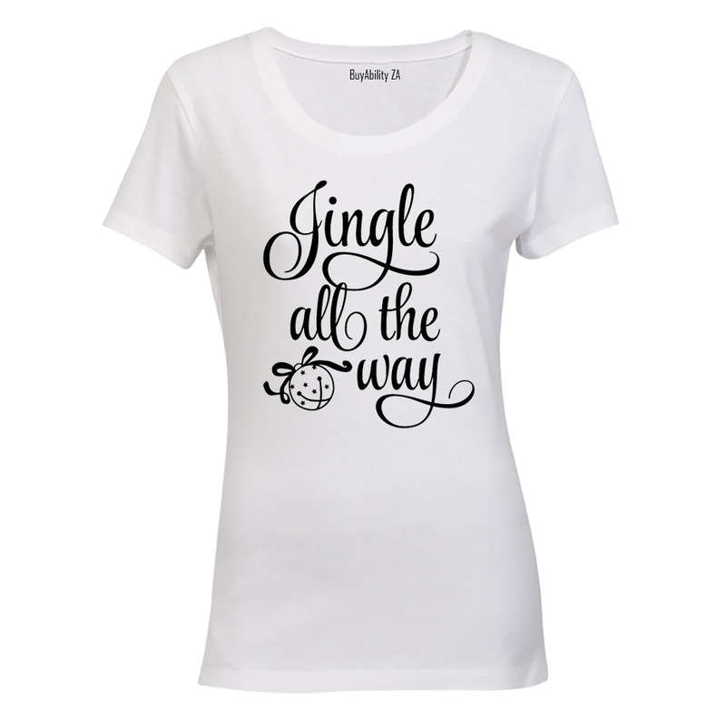Jingle All The Way - Christmas - Ladies - T-Shirt