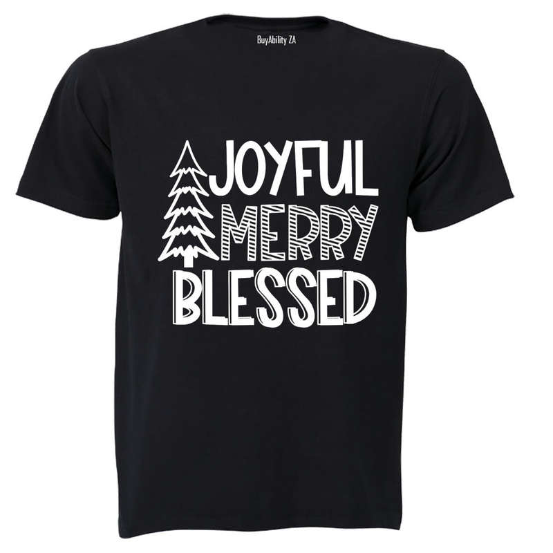 Joyful. Merry - Christmas - Adults - T-Shirt