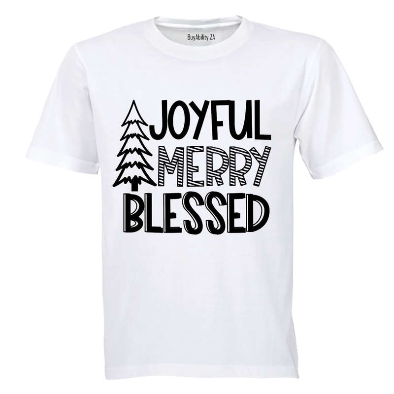 Joyful. Merry - Christmas - Adults - T-Shirt