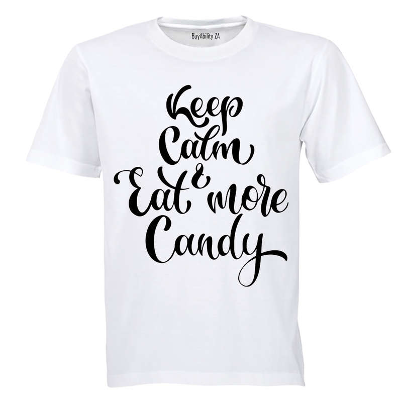 Keep Calm, Eat More Candy - Halloween - Kids T-Shirt