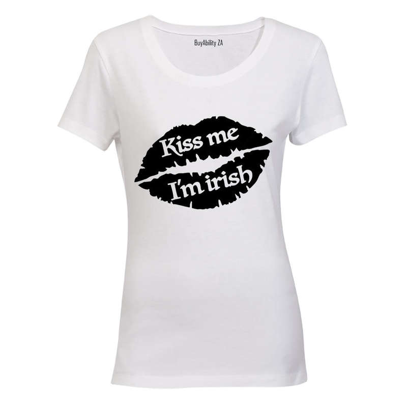 Kiss Me, I'm Irish! - Ladies - T-Shirt