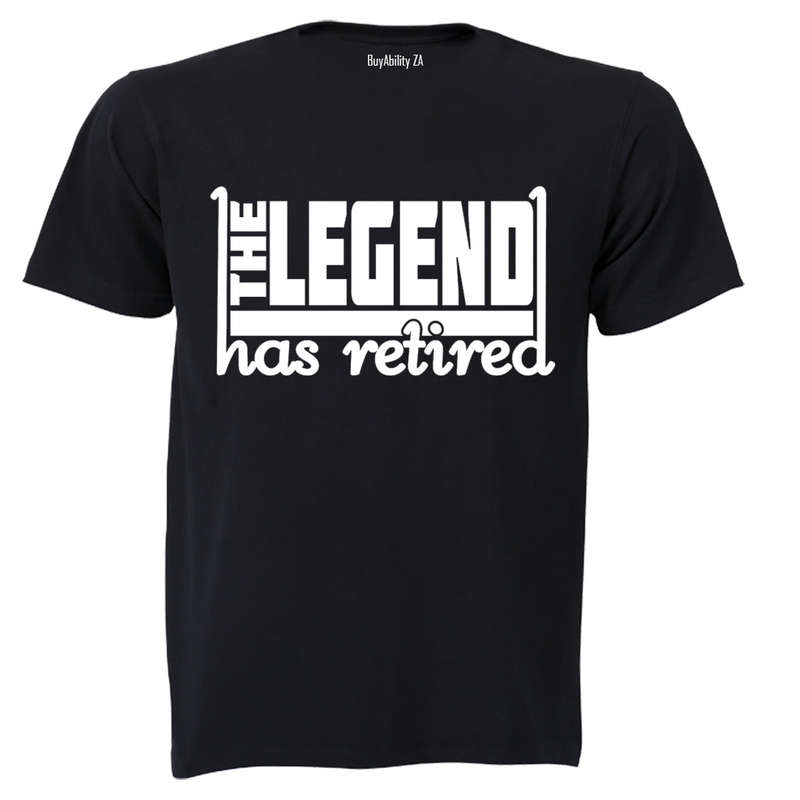 Legend Has Retired - Adults - T-Shirt