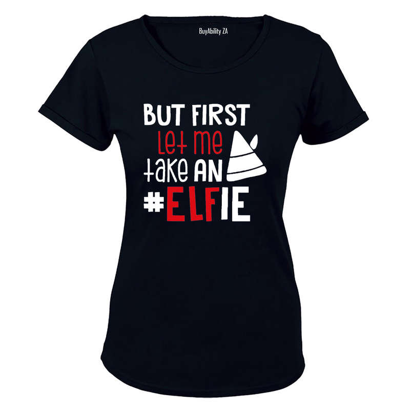 Let Me Take an ELFie - Christmas - Ladies - T-Shirt