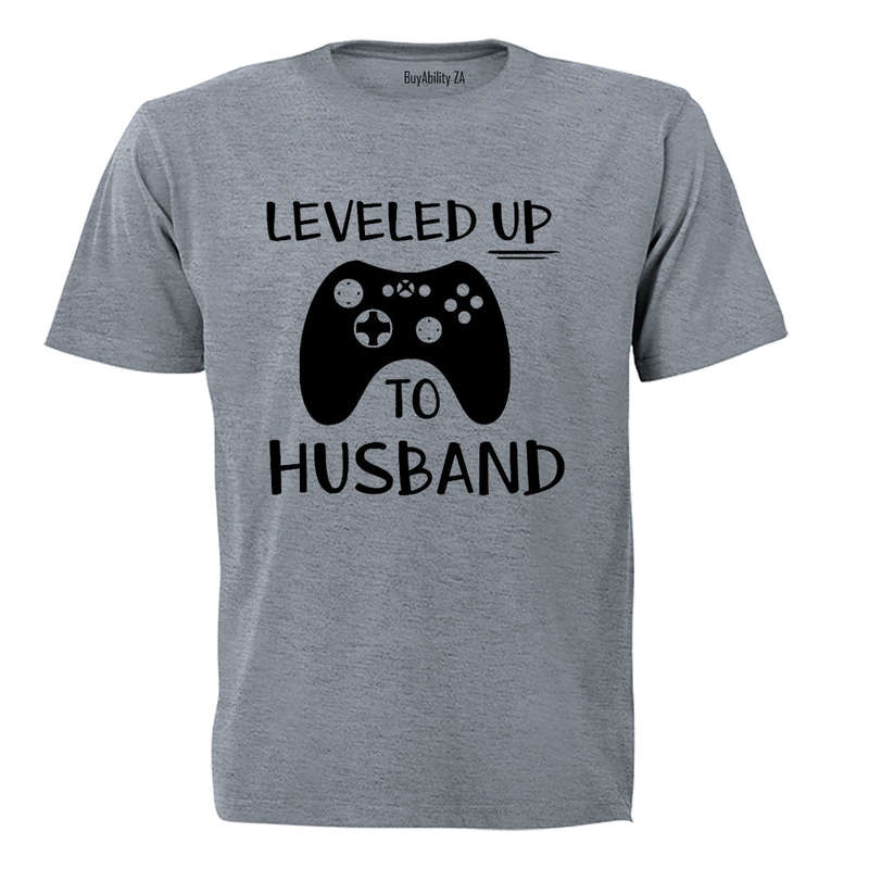 Leveled Up To Husband - Gamer - Adults - T-Shirt
