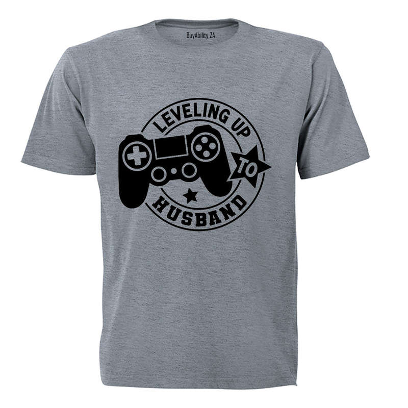 Leveling Up To Husband - Adults - T-Shirt