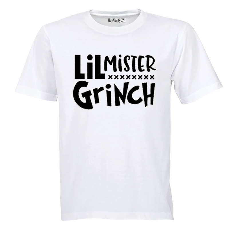 Lil Mister Grinch - Christmas - Kids T-Shirt