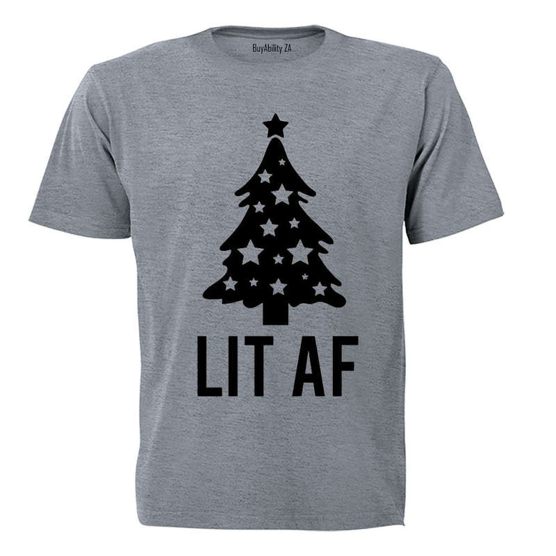 Lit Christmas Tree - Adults - T-Shirt