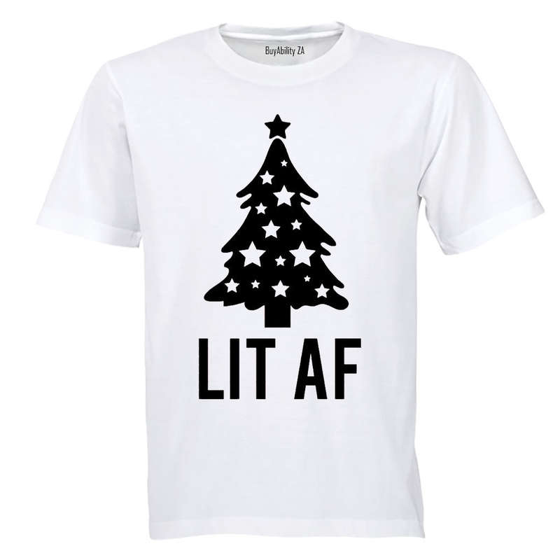 Lit Christmas Tree - Adults - T-Shirt
