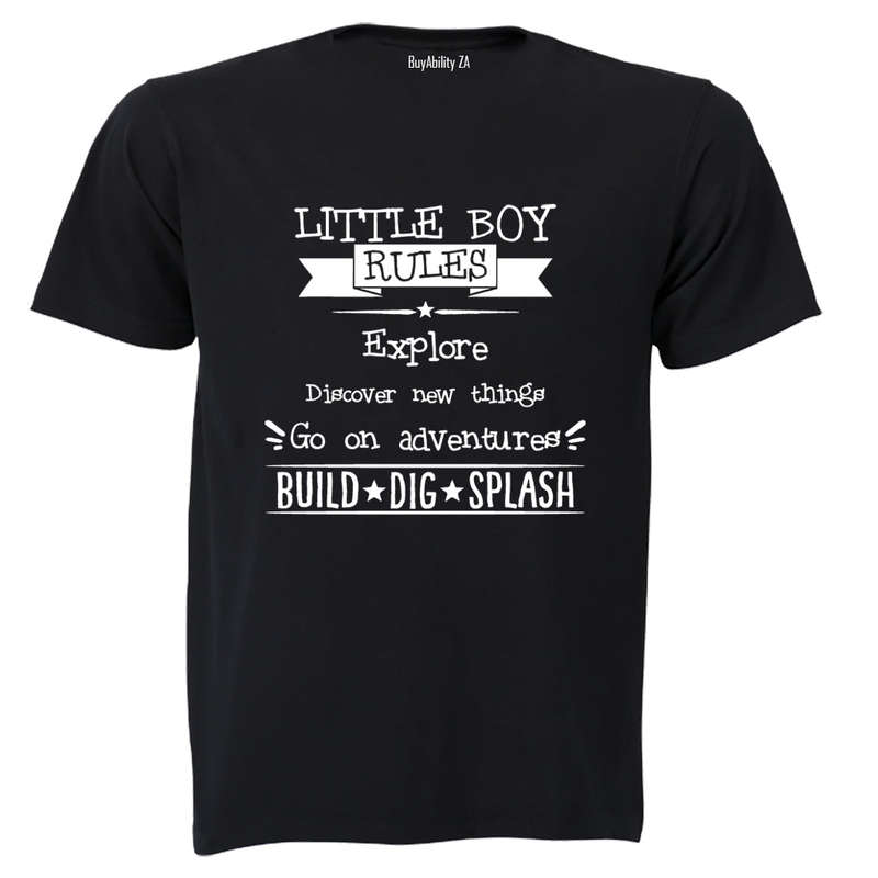 Little Boy Rules! - Kids T-Shirt