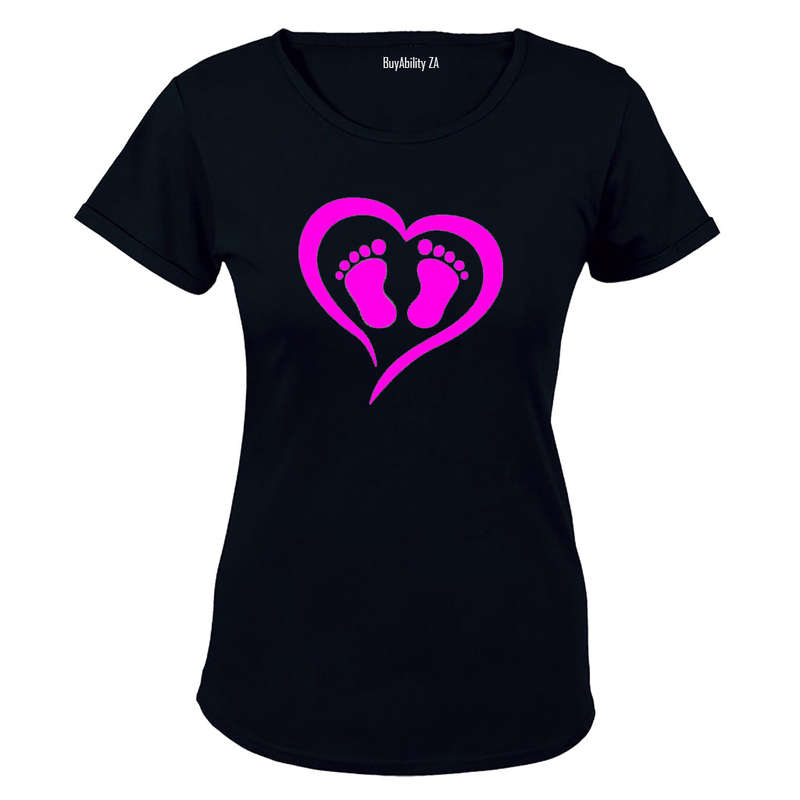 Little Feet - Pink - Ladies - T-Shirt