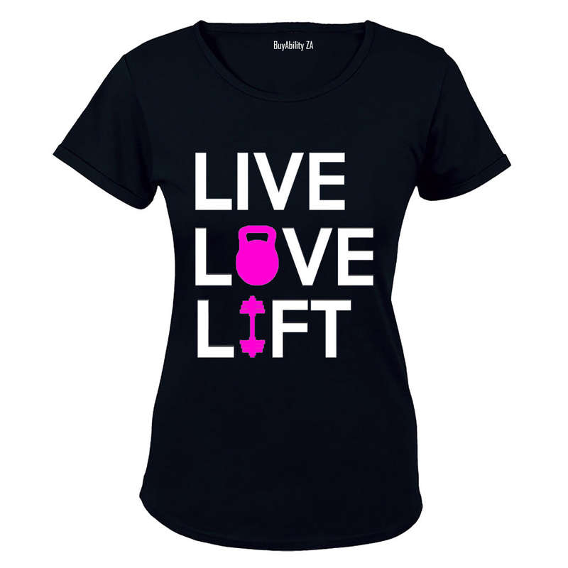 Live. Love. Lift - Ladies - T-Shirt