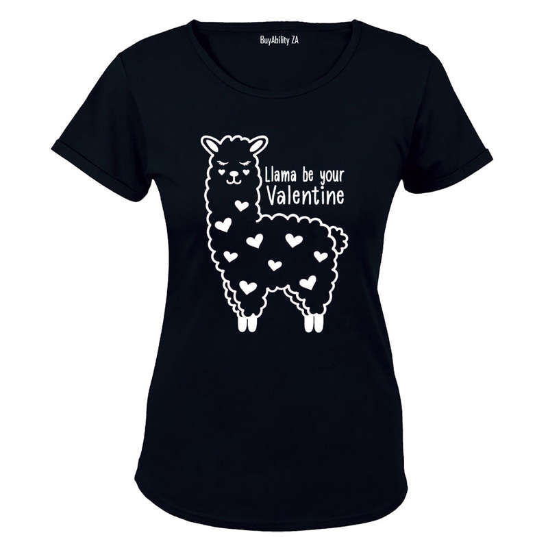 Llama Be Your Valentine - Ladies - T-Shirt