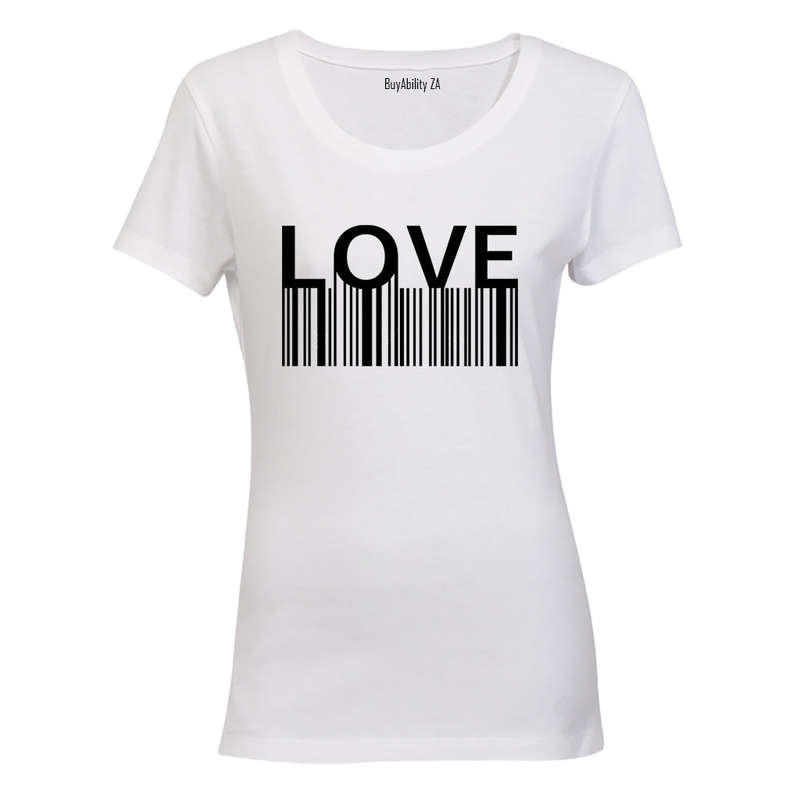 Love Barcode - Valentine - Ladies - T-Shirt