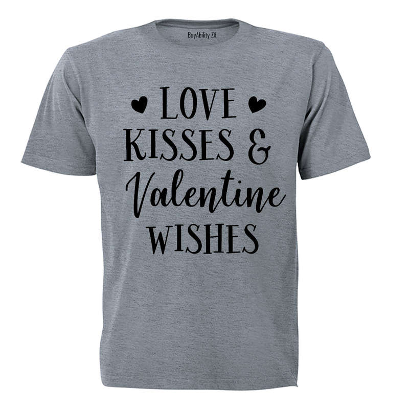 Love, Kisses & Valentine Wishes - Kids T-Shirt